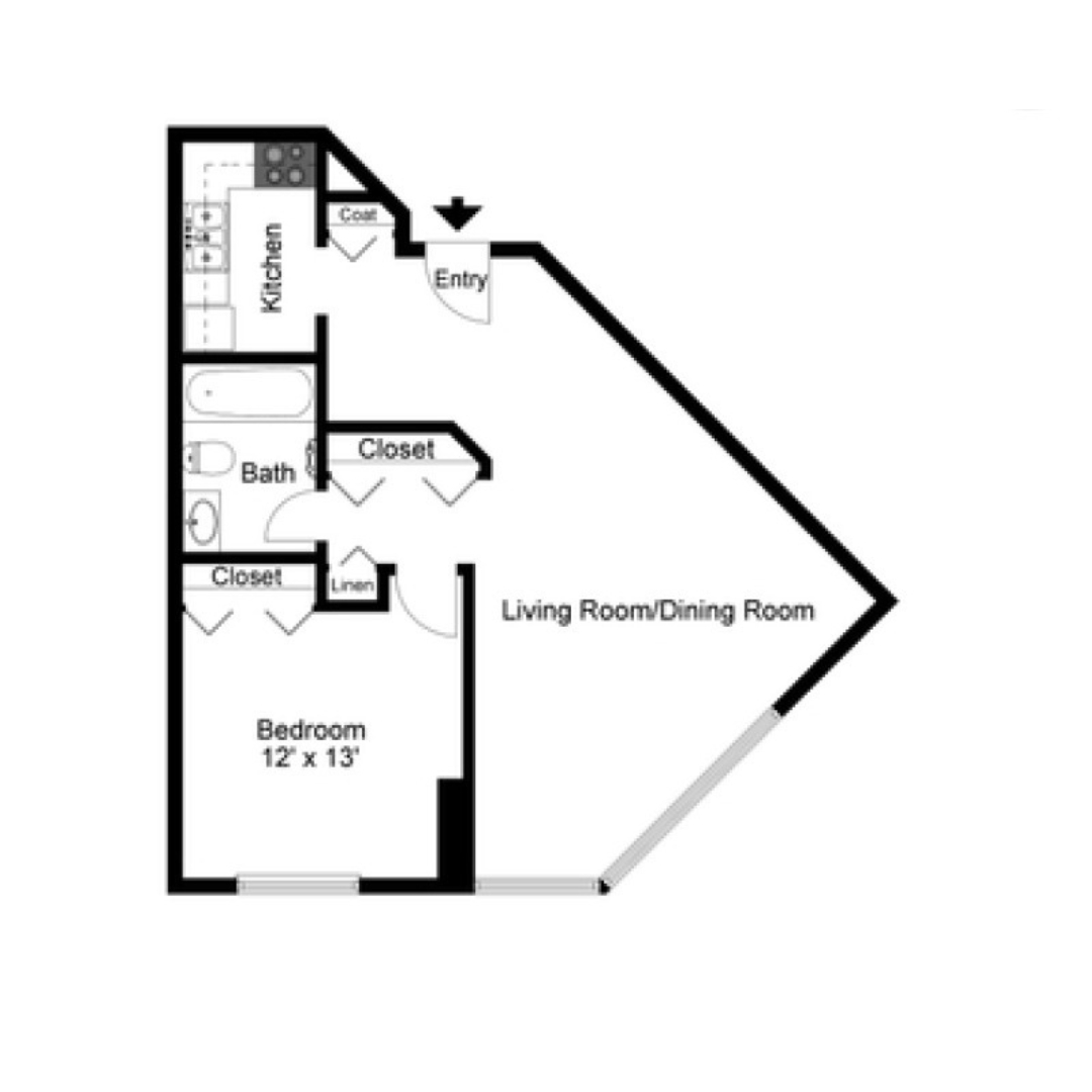 One Bedroom Apartment Interior  One Bedroom Apartment Interior